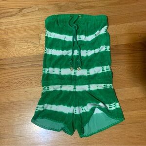 Juicy Couture Pam Gela Swimsuit Beach Pool Cover Up Dress Green Petite